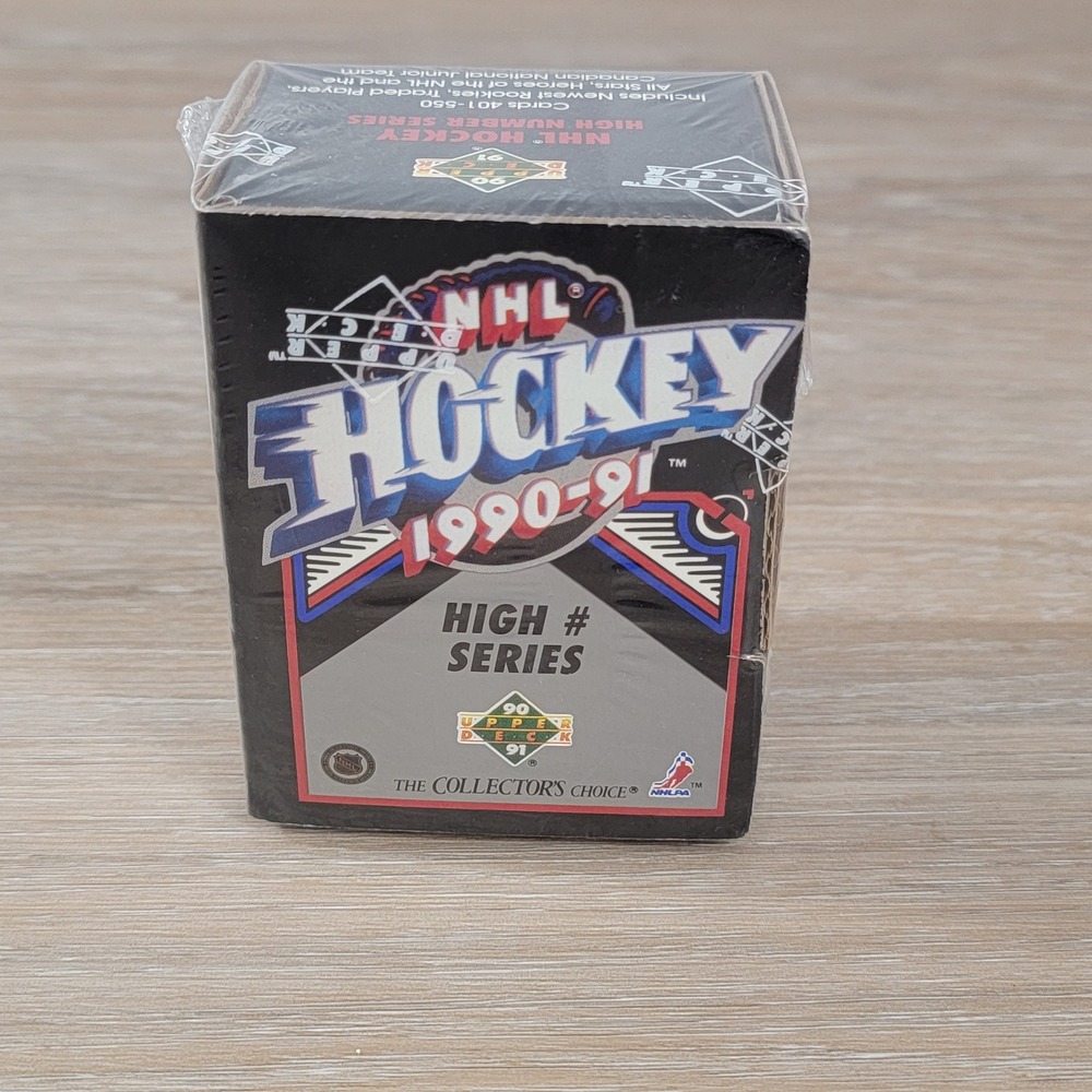 1990-91 Upper Deck NHL Hockey High Number Series Factory Sealed Set 401-550